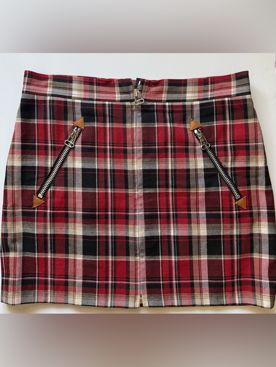 rag & bone Dresses & Skirts - Rag & Bone Red Plaid Mini Skirt Size 6